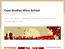 Tablet Screenshot of casestudieswineschool.co.uk